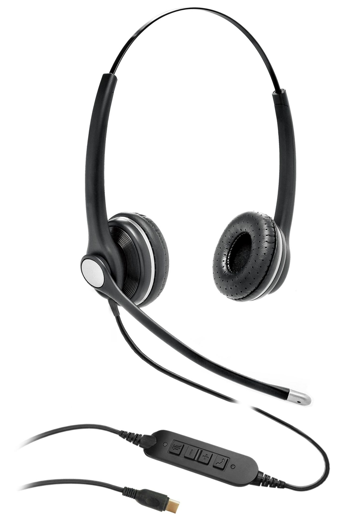 EAN 5704174222965 - eSTUFF GLB240450 auricular y casco Auriculares Alámbrico Diadema Oficina/Centro de llamadas USB Tipo C Bl imagen 1