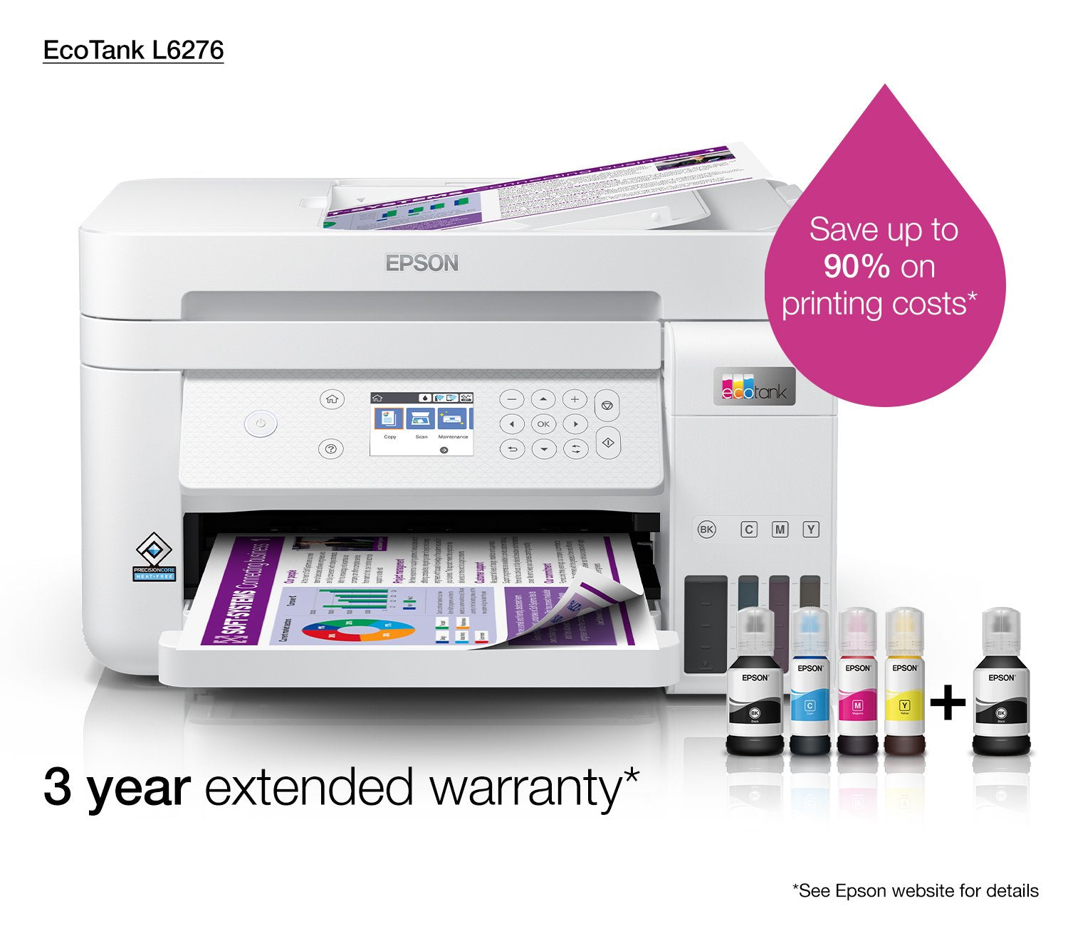 Epson Ecotank L6276 Inyección De Tinta A4 4800 X 1200 Dpi 33 Ppm Wifi
