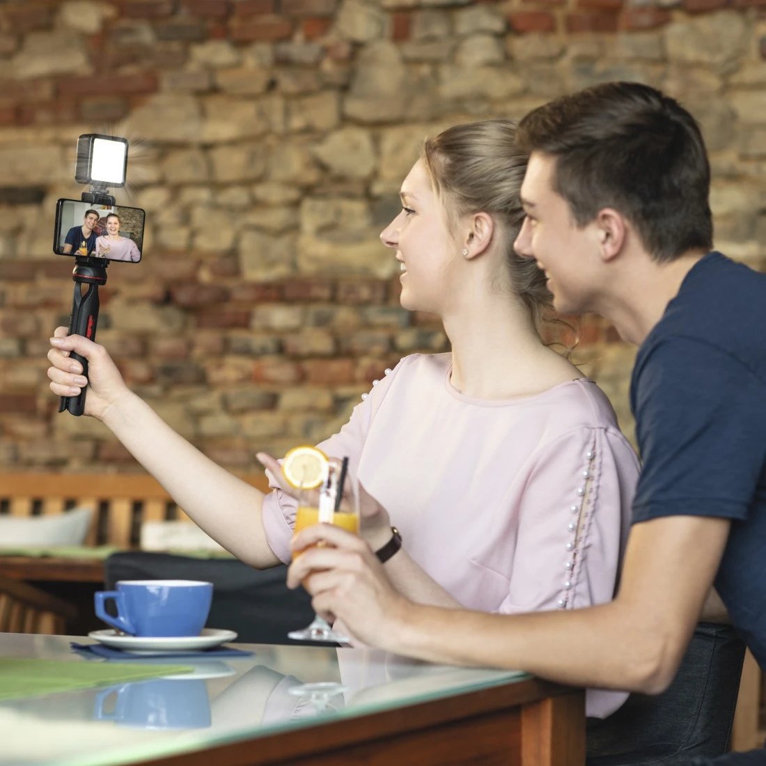 Hama Handy-Stativ Solid 80 Ball Mit Bluetooth-Auslöser