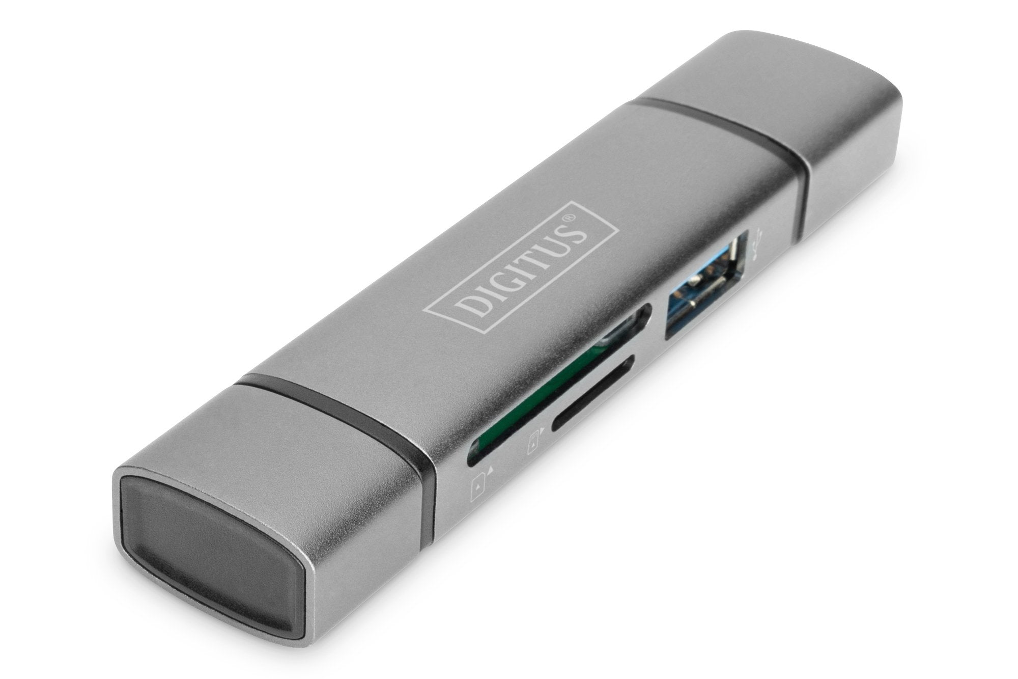 Combo Card Reader Hub Usb-C+   Accs Usb 3.0 1x Sd 1x Microsd Grey