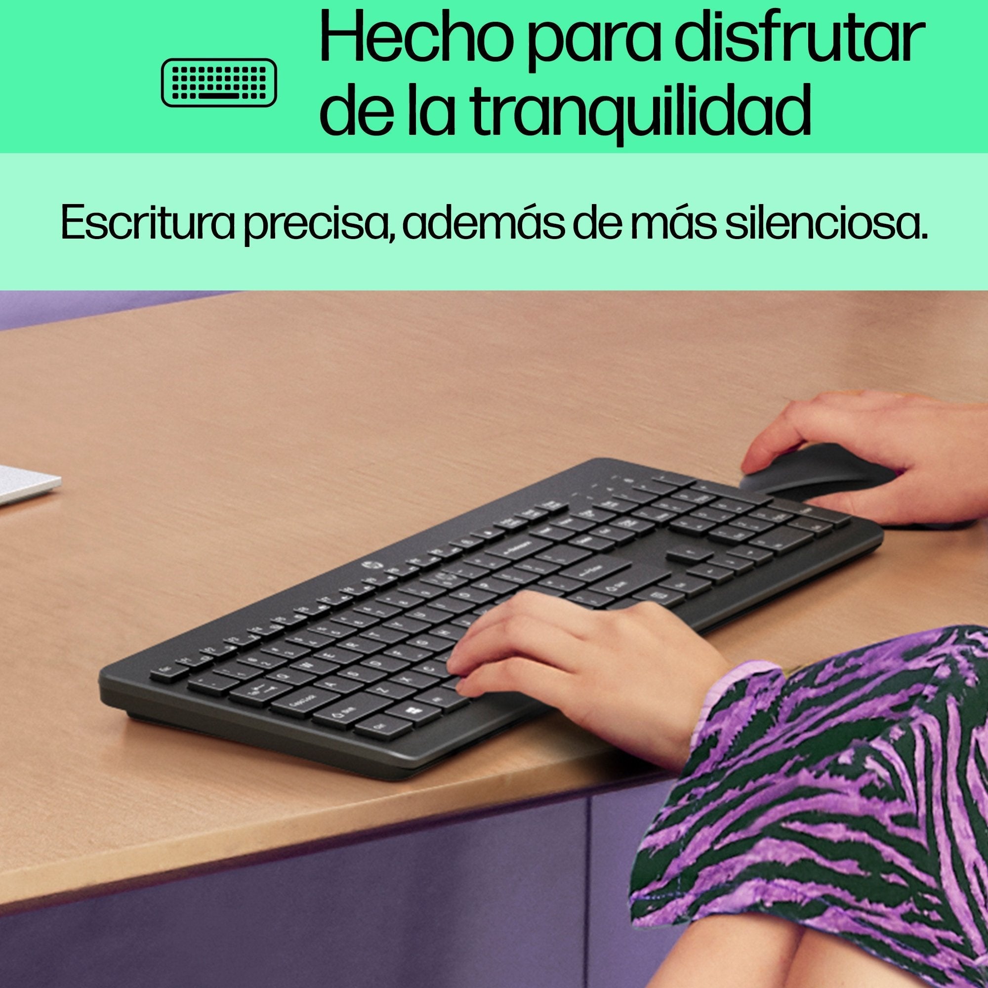 EAN 0195908430094 - HP 230 BLK Wireless Keyboard teclado Universal RF inalámbrico Negro imagen 4