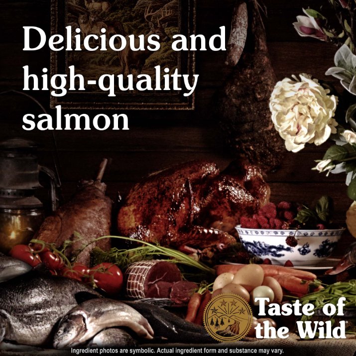 EAN 0074198612239 - Taste of the Wild Pacific Stream 2 kg Adulto Salmón, Batata imagen 7