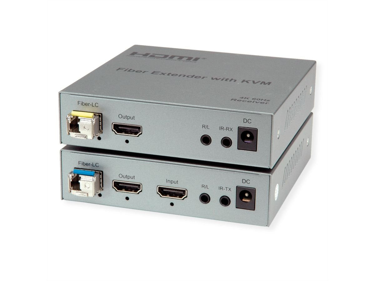 Roline Kvm Verlngerung Ber Lwl, Hdmi 4k, Usb, 20 Km