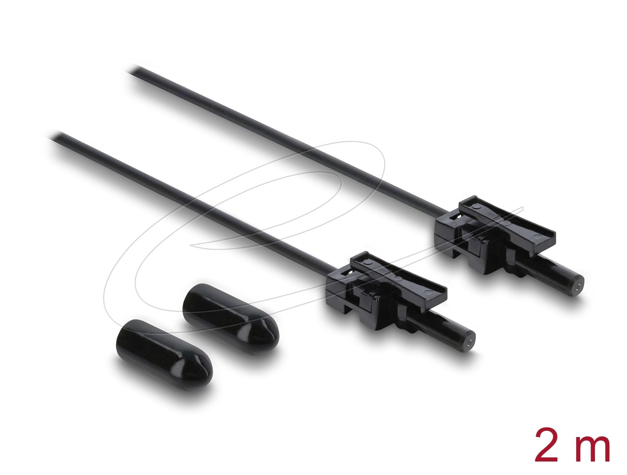 Delock Lwl Pof Kunststoff Cable Hfbr 4532-4532z Simplex Stecker Zu Simplex Stecker 2 M