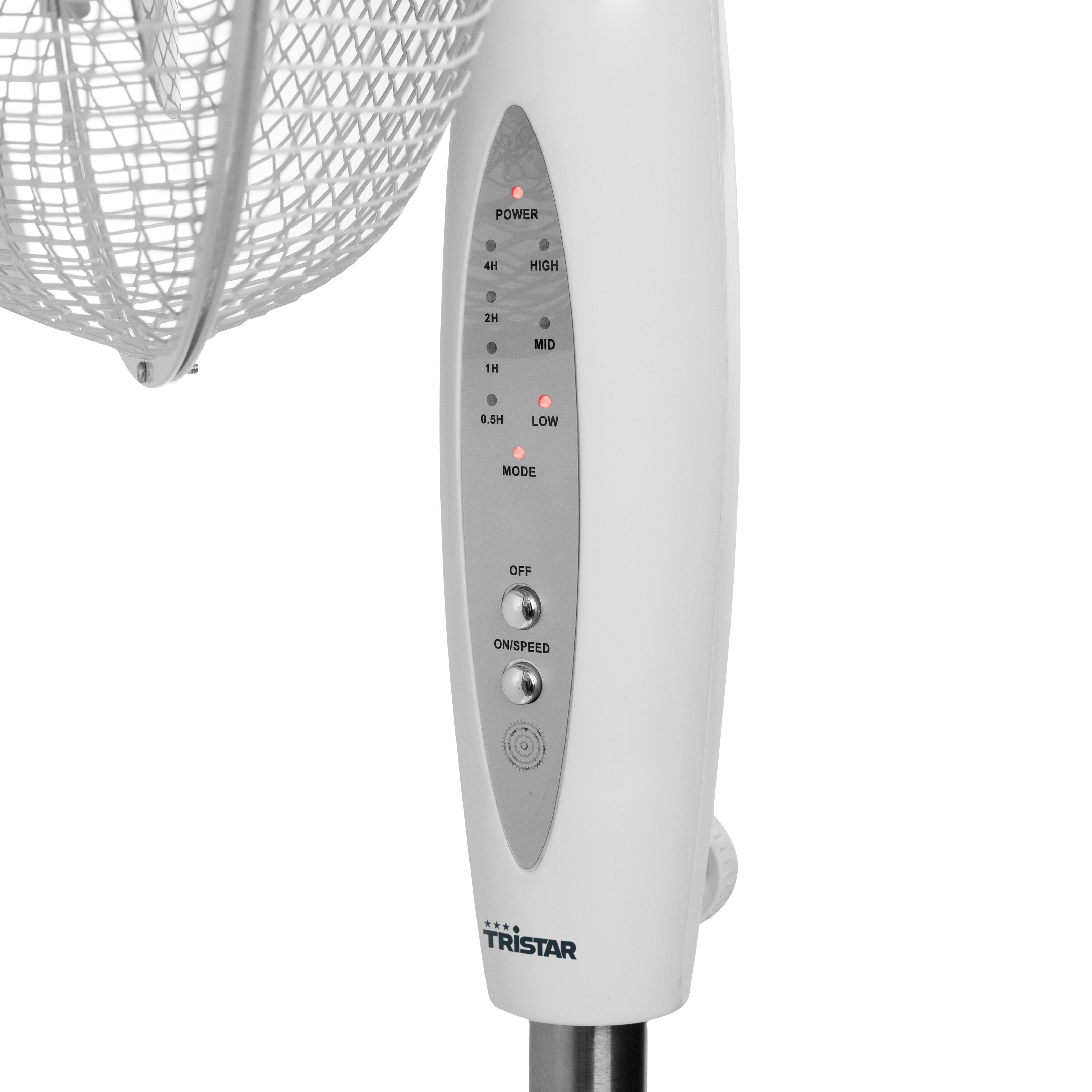 Ventilador De Pie Tristar Ve-5898  45w  3 Aspas 40cm  3 Velocidades