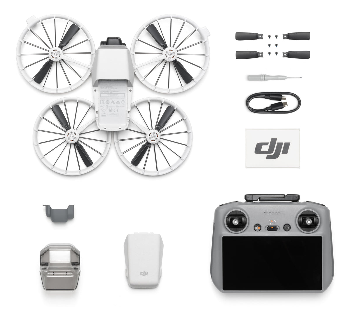 EAN 6941565994004 - DJI Flip 4 rotores Cuadricóptero 48 MP 3840 x 2160 Pixeles 3110 mAh Negro, Blanco imagen 2