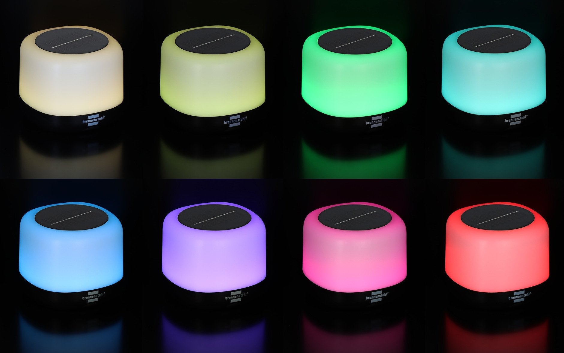 Brennenmuhl Akku Solar Led Outdoor Leuchte Rgb Gl 100 Asr