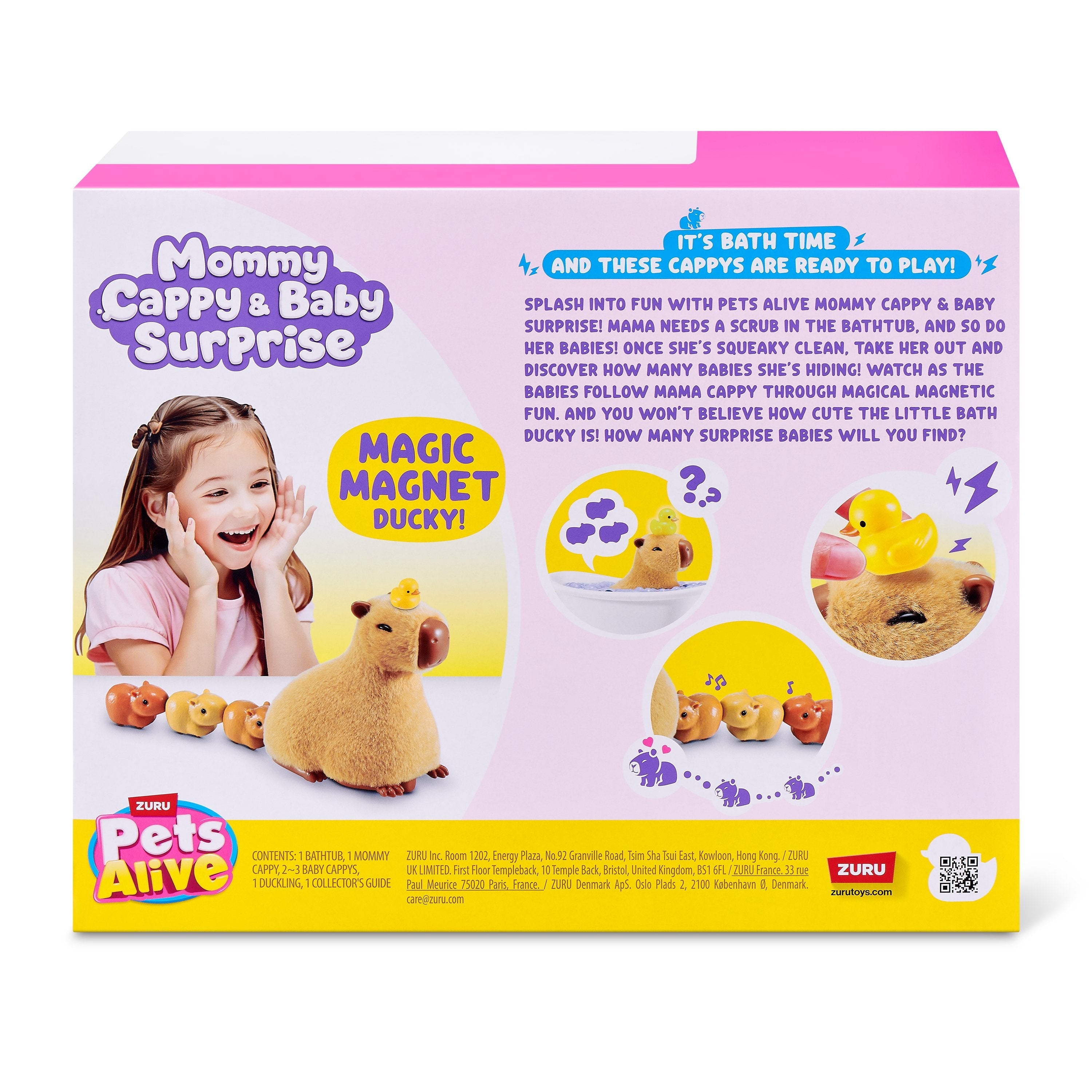 Zuru Pets Alive - Mommy Capybara And Baby Surprise 9574