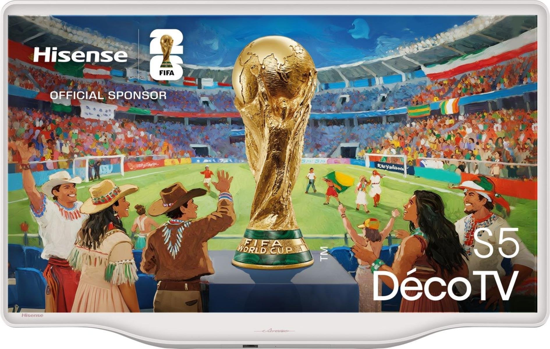 Tv Hisense 32s5q 32" Fhd Qled Lifestyle Modo Arte Dolby Atmos