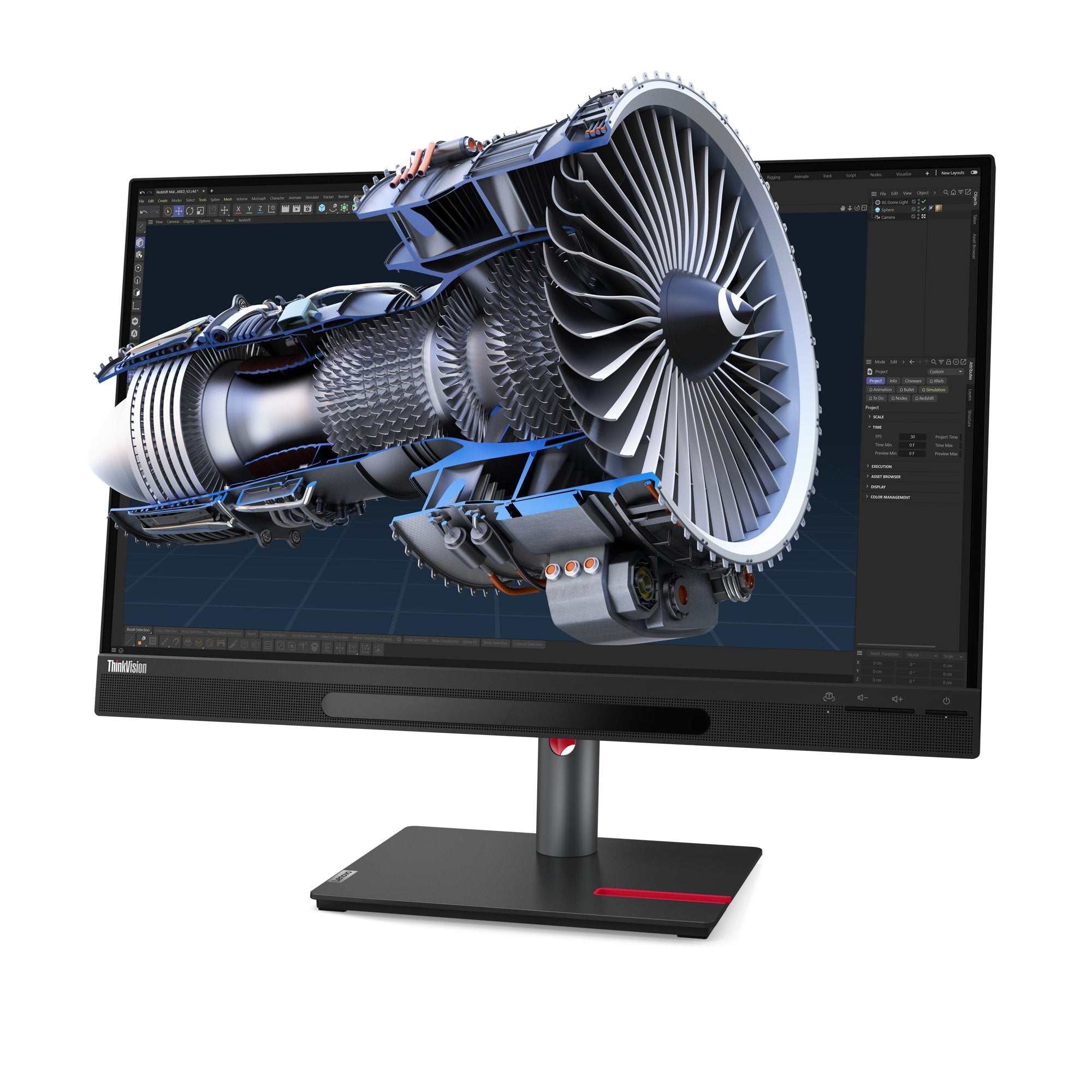 EAN 197532306363 - Lenovo ThinkVision 27 3D LED display 68,6 cm (27") 3840 x 2160 Pixeles 4K Ultra HD Negro imagen 4
