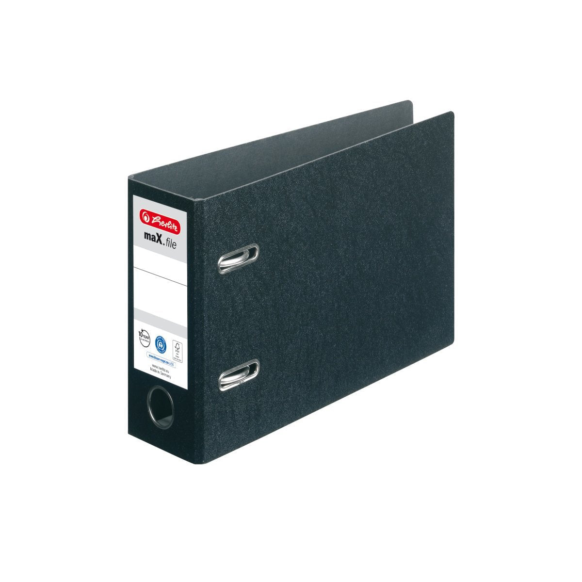 Herlitz Archivador Anchura Del Lomo 7.5 Cm Din A5 Transversal Cartón Negro