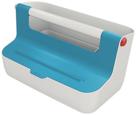 Leitz Caja De Almacenamiento Portátil Cosy C/Asa Abs Azul