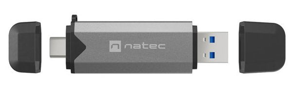Lector De Tarjetas Natec Scarab 3 Usb 3.1 Gen 1 Usb-A + Usb-C Sd/Micro Sd