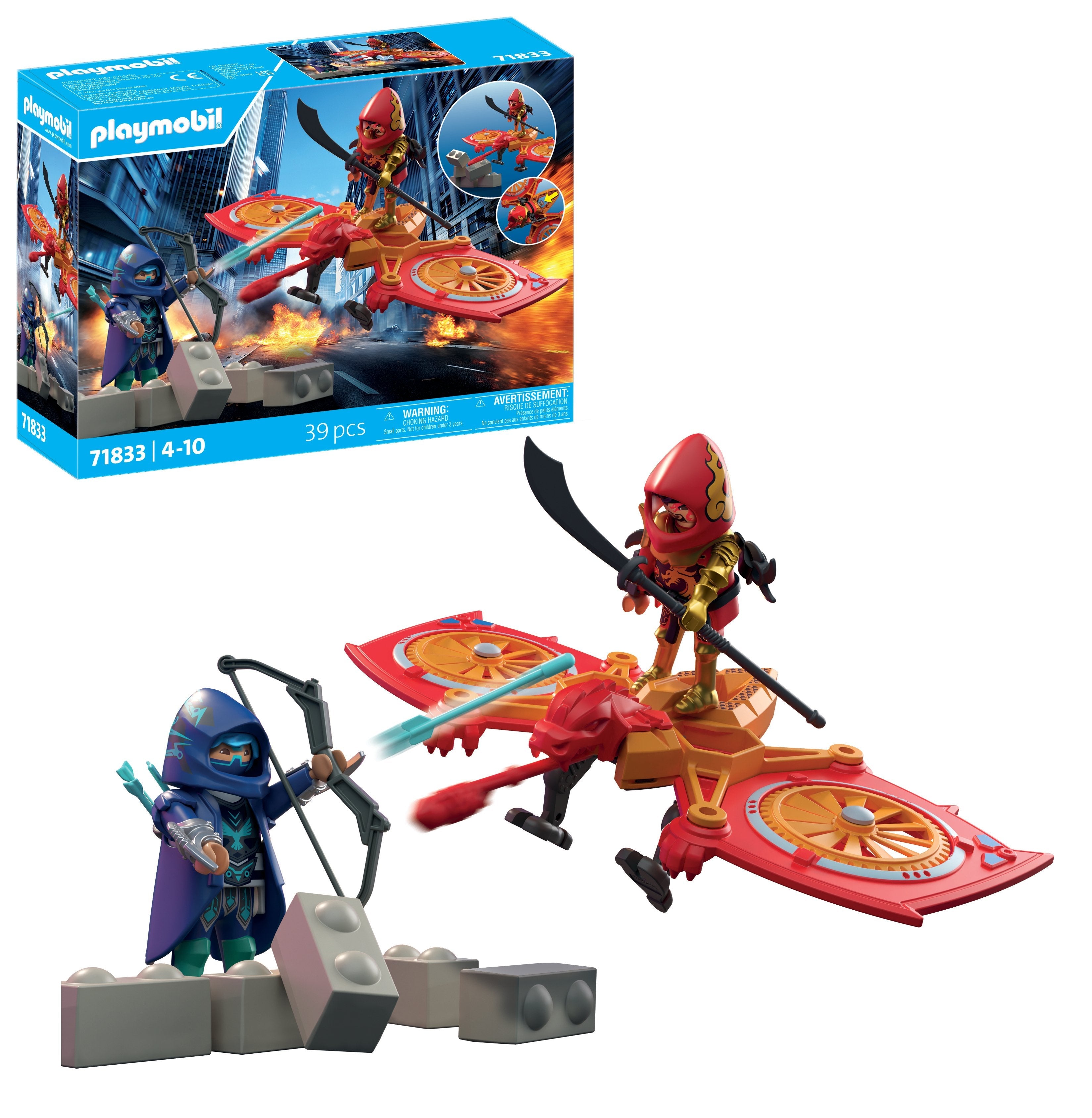 Playmobil 71833 Heroes: Helden-Drohne Gegen Bösen Ninja 71833