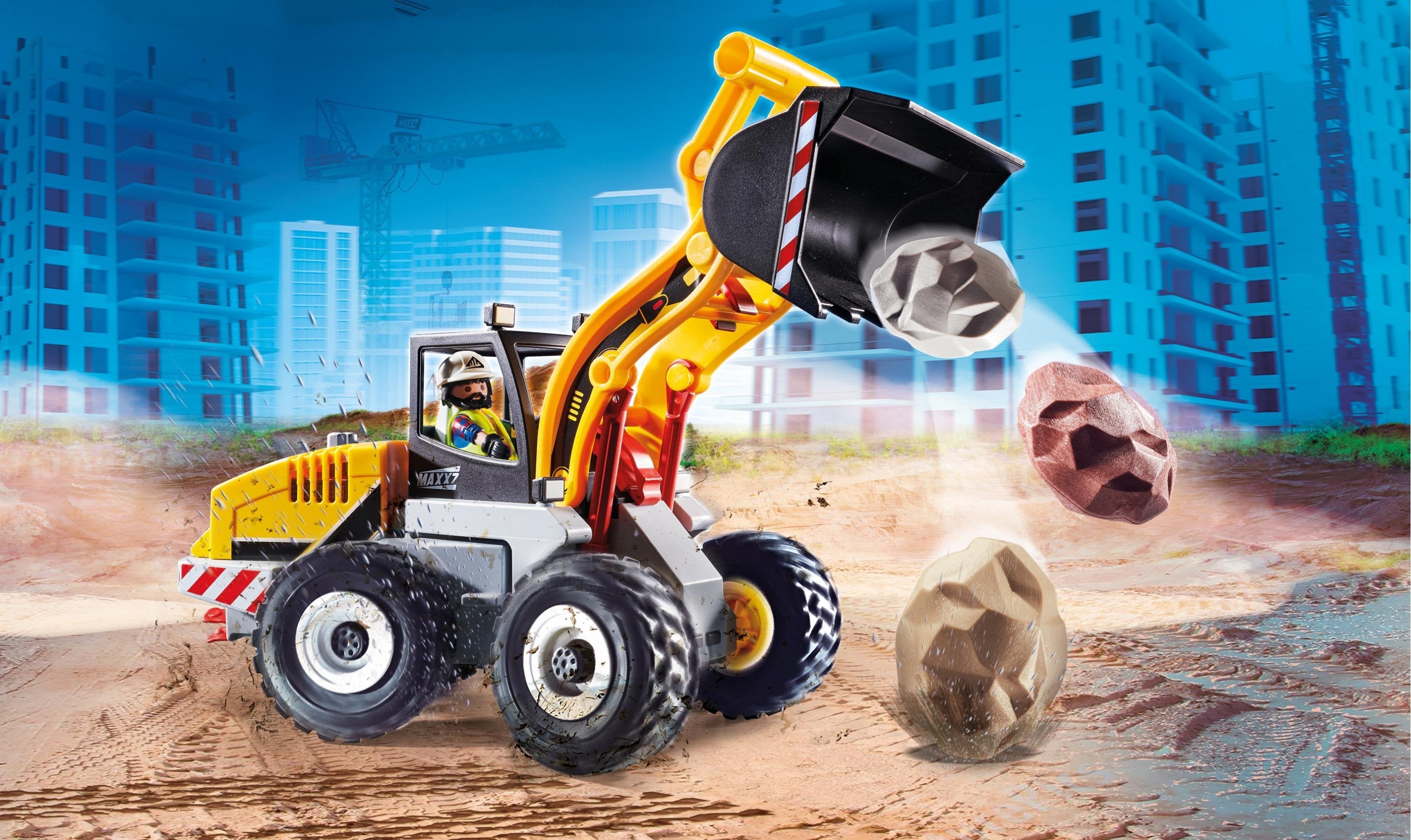 Playmobil Ciudad Accion -  Cargadora Frontal