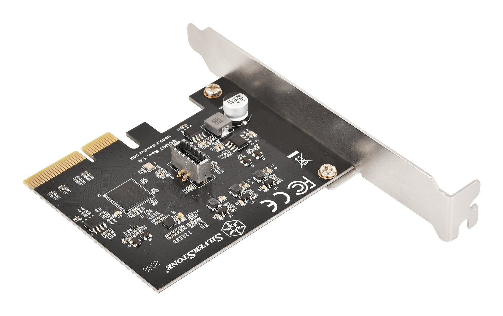 EAN 4710679811444 - Silverstone ECU07 tarjeta y adaptador de interfaz Interno USB 3.2 Gen 2x2 Type-C imagen 11