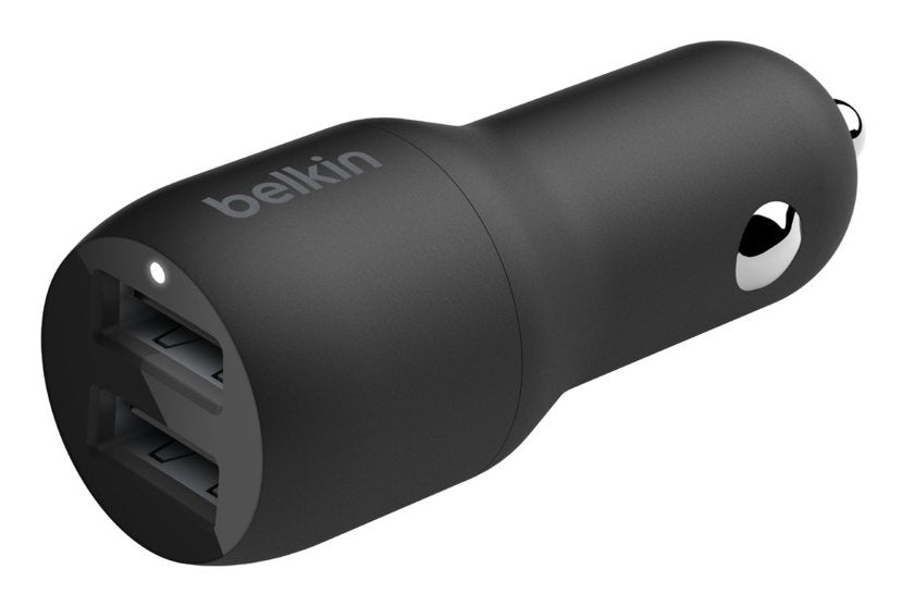 Cargador Para Coche Belkin Ccb001btbk  Doble Usb-A  24w (12w X2) Color Negro