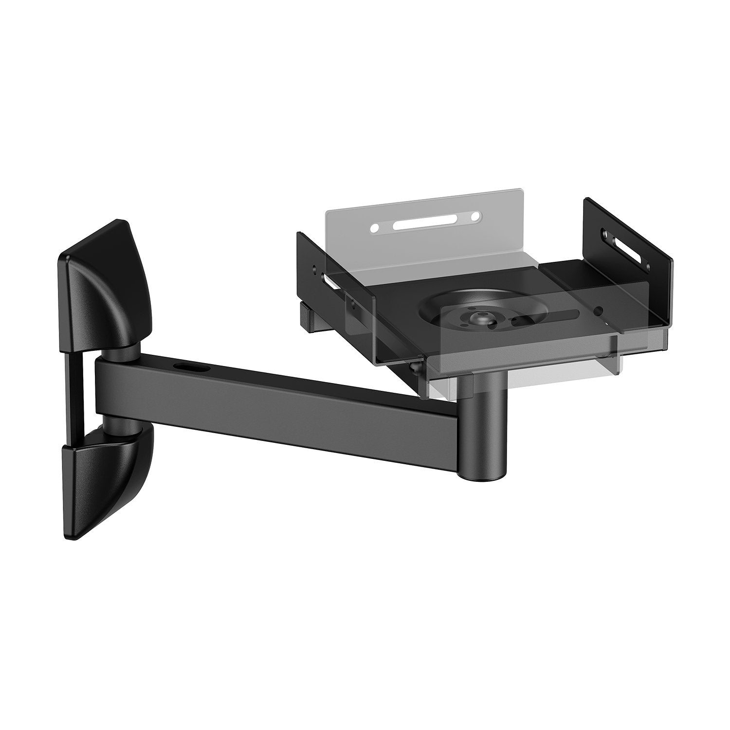 Aisens Soporte Universal De Pared Giratorio E Inclinable Para Altavoces, Negro