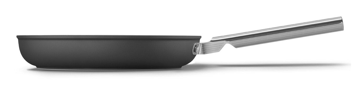 Smeg Fpf2802blm Bratpfanne, 28 Cm, Keramik, Edelstahlgriff, Mattschwarz