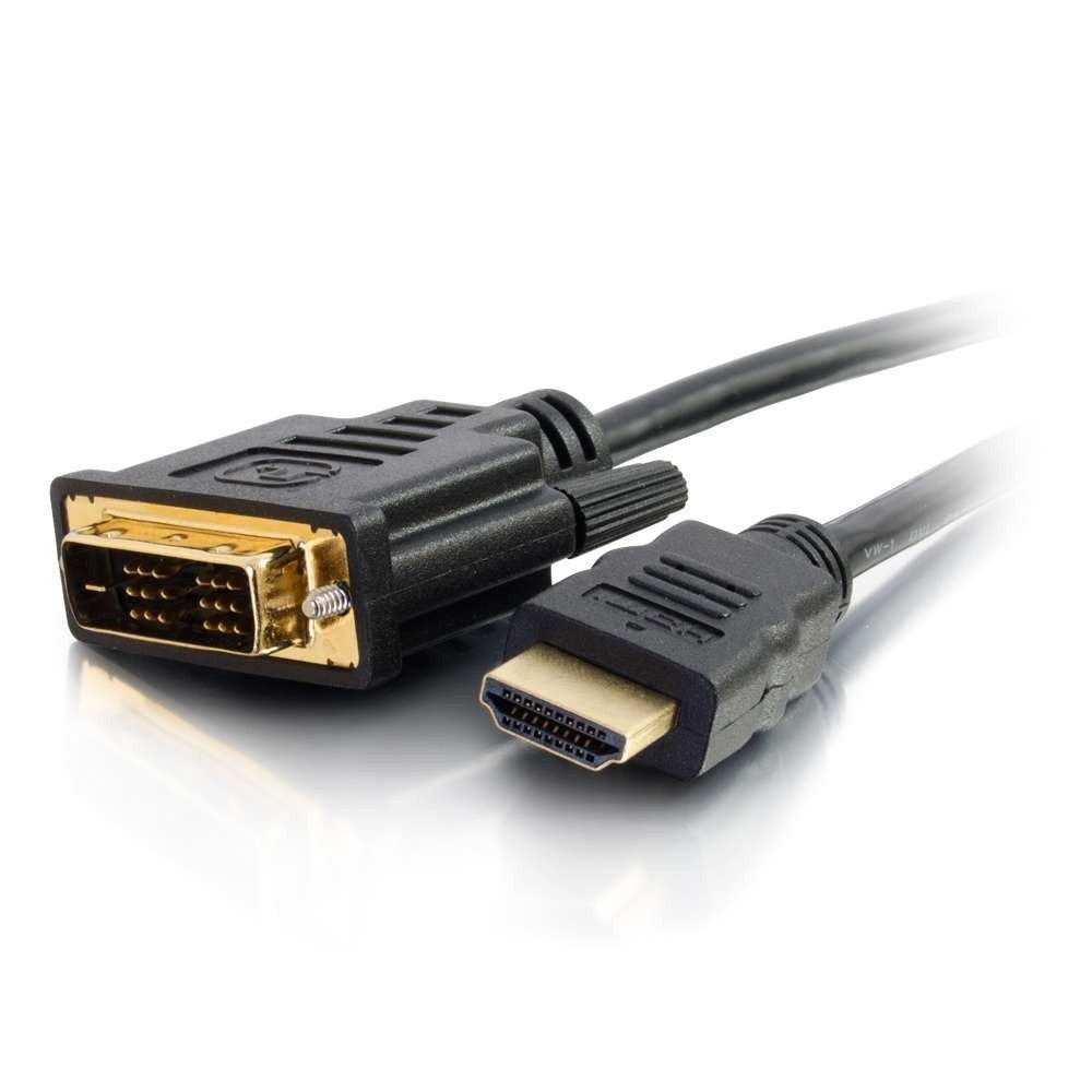 EAN 0757120425137 - C2G 0.5m HDMI / DVI-D 0,5 m HDMI tipo A (Estándar) Negro imagen 1