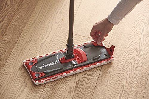 EAN 8001940011479 - Vileda SuperMocio Revolution Sistema mopa, fregona y cubo Tanque individual Negro, Rojo, Blanco imagen 7