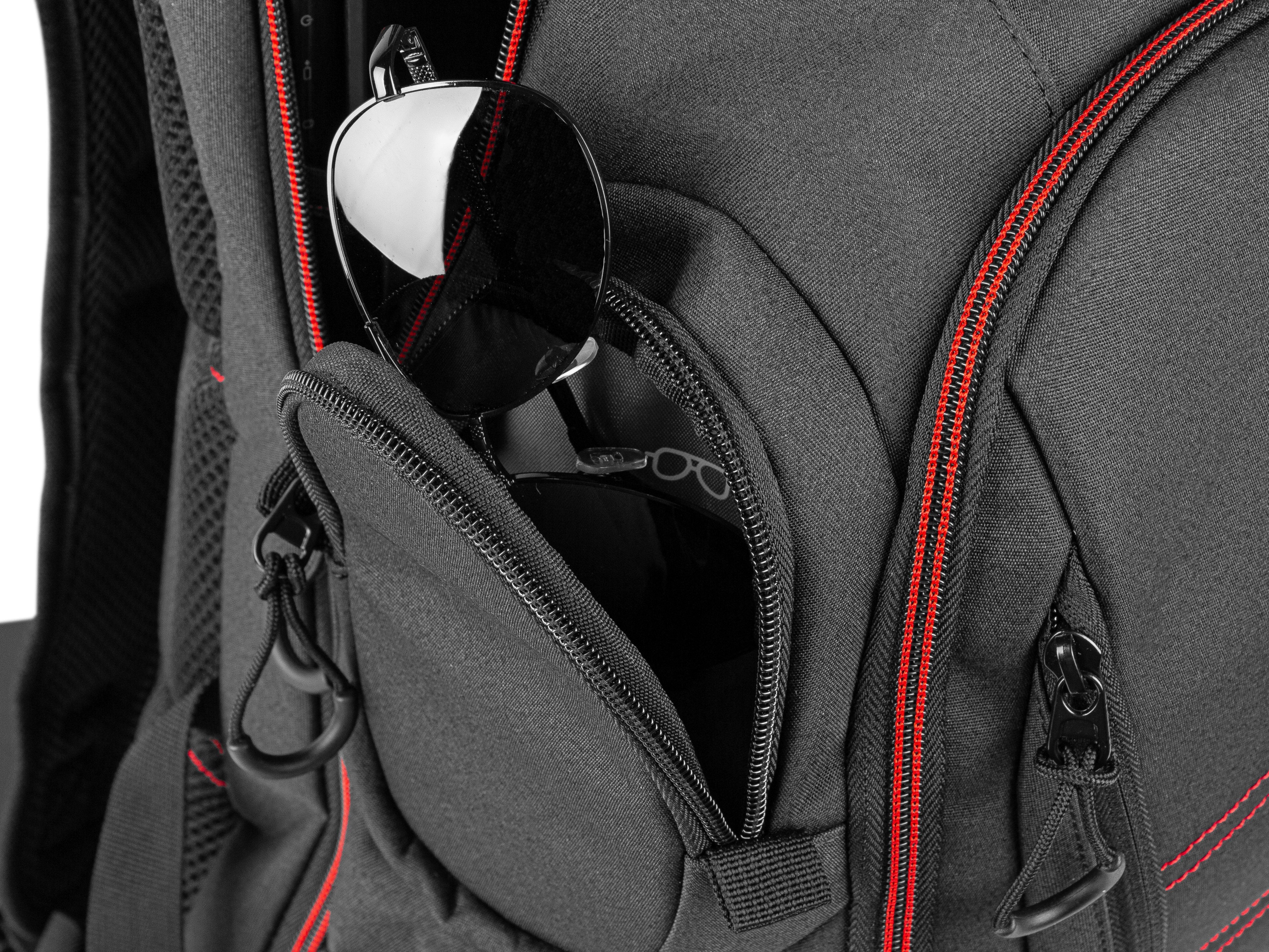 Mochila Genesis Pallad 550 Hasta 17.3 Pulgadas Negra