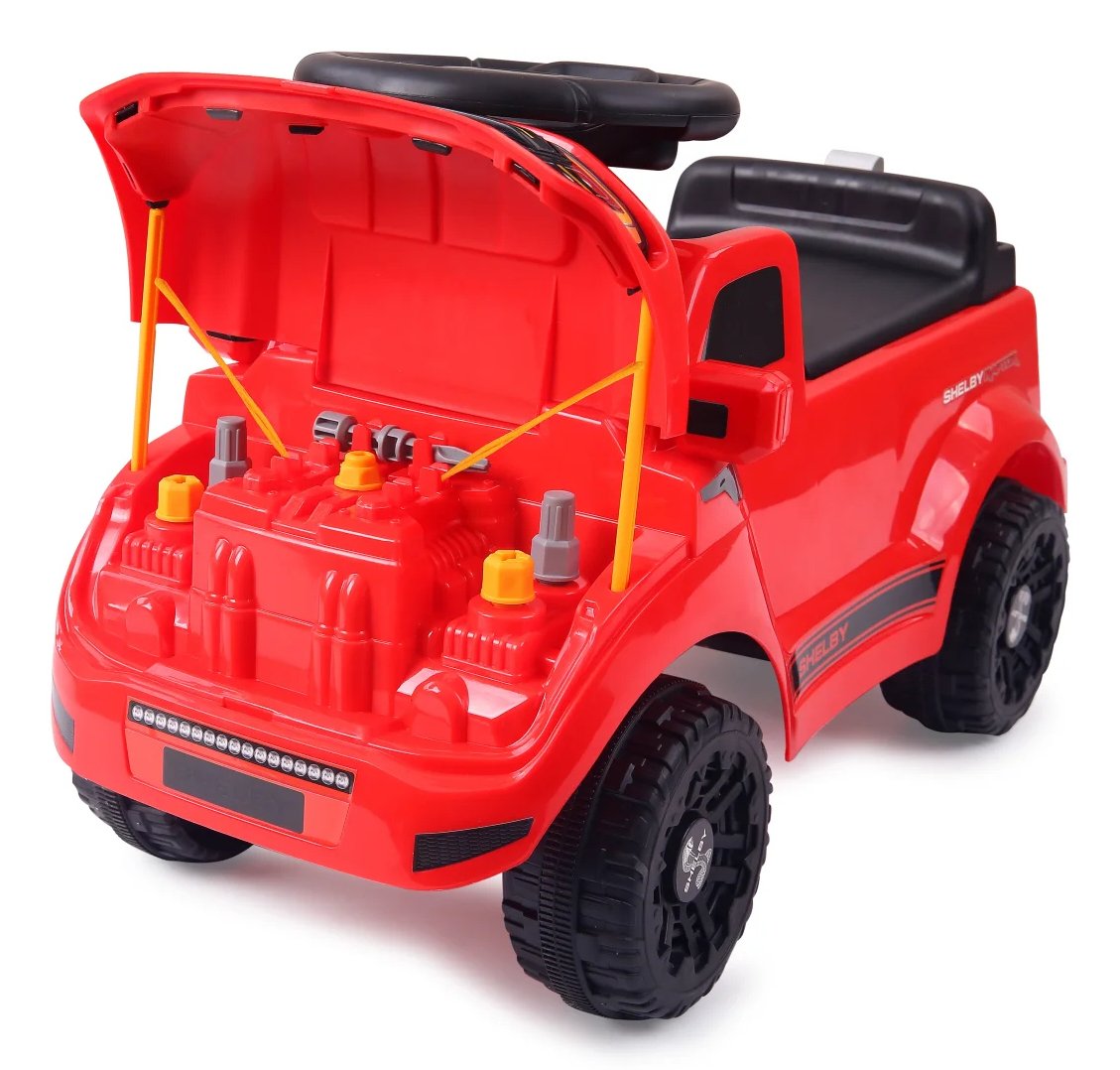 Jamara Rutscher Shelby Ford F-150 Raptor Con Anhänger Rot