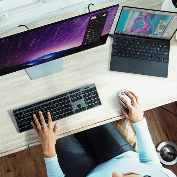 Ratón Inalámbrico Logilink Y Bluetooth, 2,4 Ghz, 800/1200/1600 Ppp, Blanco