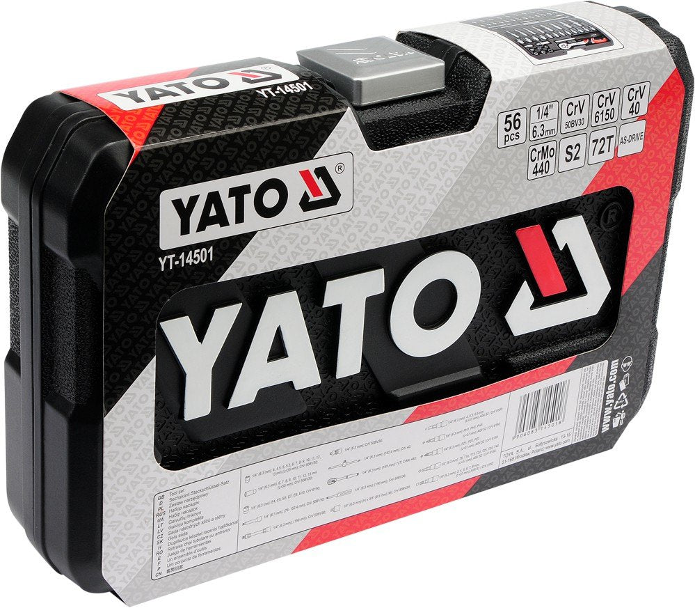 EAN 5906083145018 - Yato YT-14501 llave de tubo Juego de llaves de tubo 56 pieza(s) imagen 4