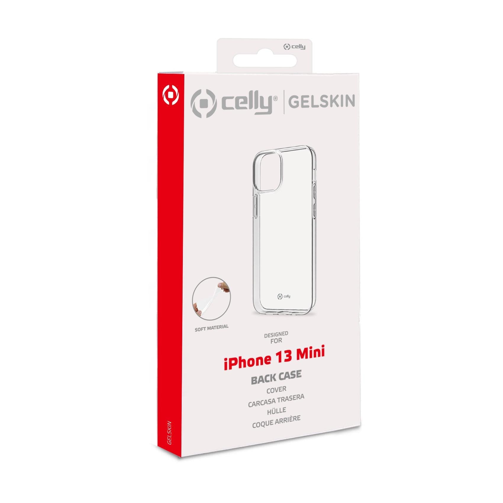 Funda Movil Back Cover Celly Gelskin Transparente Para Iphone 13 Mini