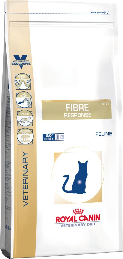 Royal Canin Gastrointestinal Fibre Response Comida Seca Para Gatos Aves De Corral 2 Kg