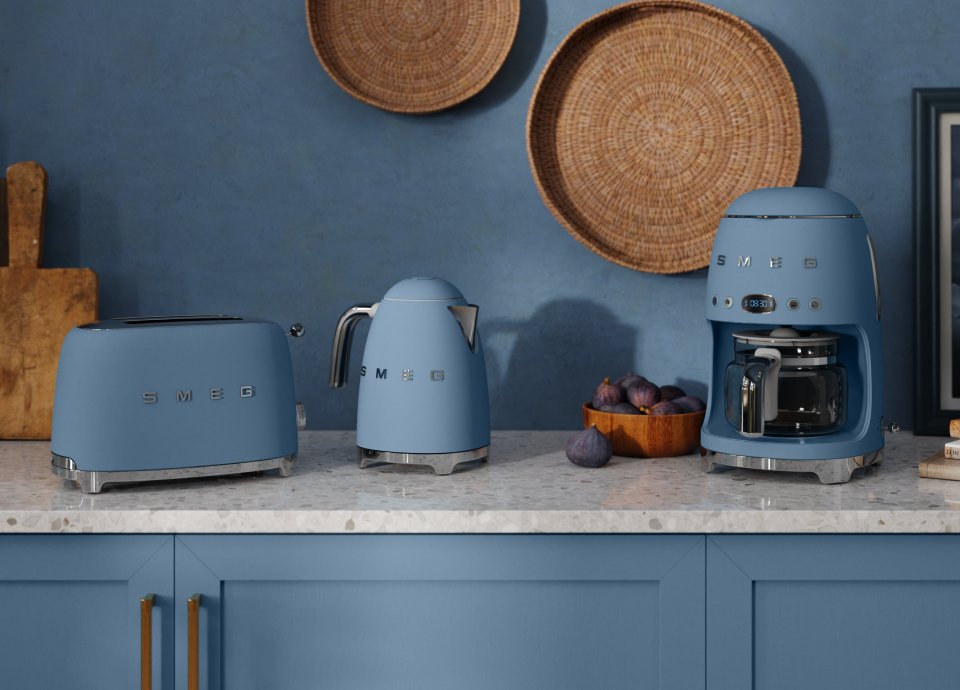 Hervidor Smeg 50´Style Tormenta Azul Klf03sbmeu