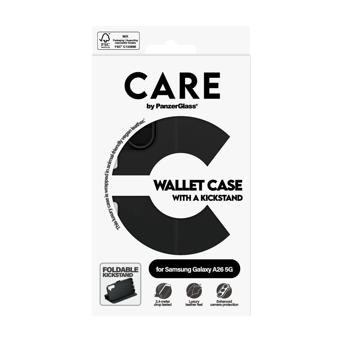 EAN 5715685016721 - PanzerGlass CARE™ by ® Wallet Case w. Kickstand Samsung Galaxy A26 5G funda para teléfono móvil 17 cm (6. imagen 4