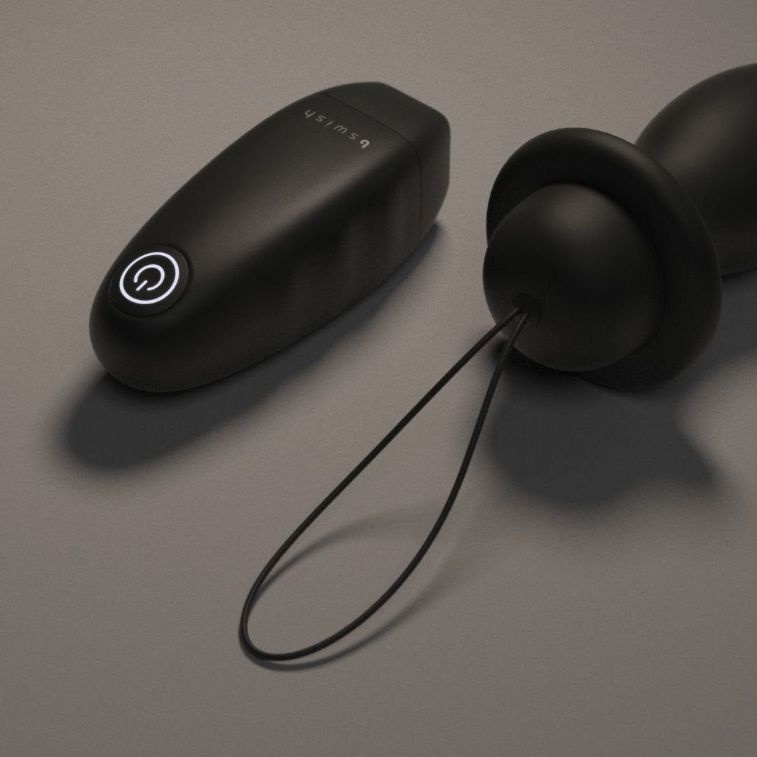 B Swish - Bfilled Classic Vibrating Plug Black