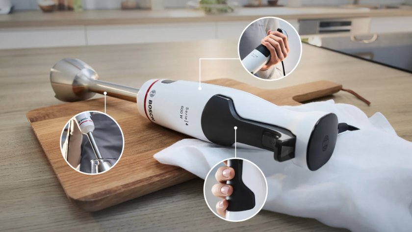 EAN 4242005340538 - Bosch Serie 4 MSM4W220 licuadora 0,6 L Batidora de inmersión 600 W Blanco imagen 9