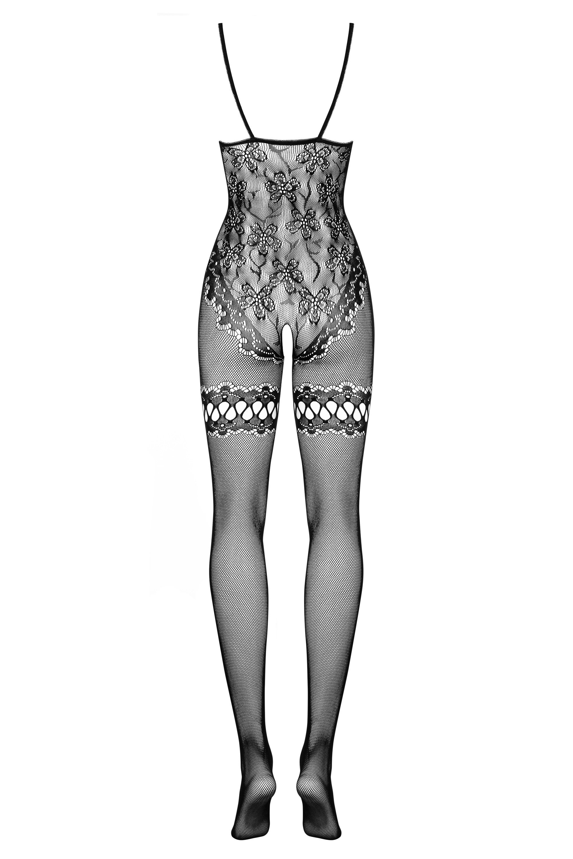 Bodystocking F213 Color Negro Talla (Interno):S/M/L