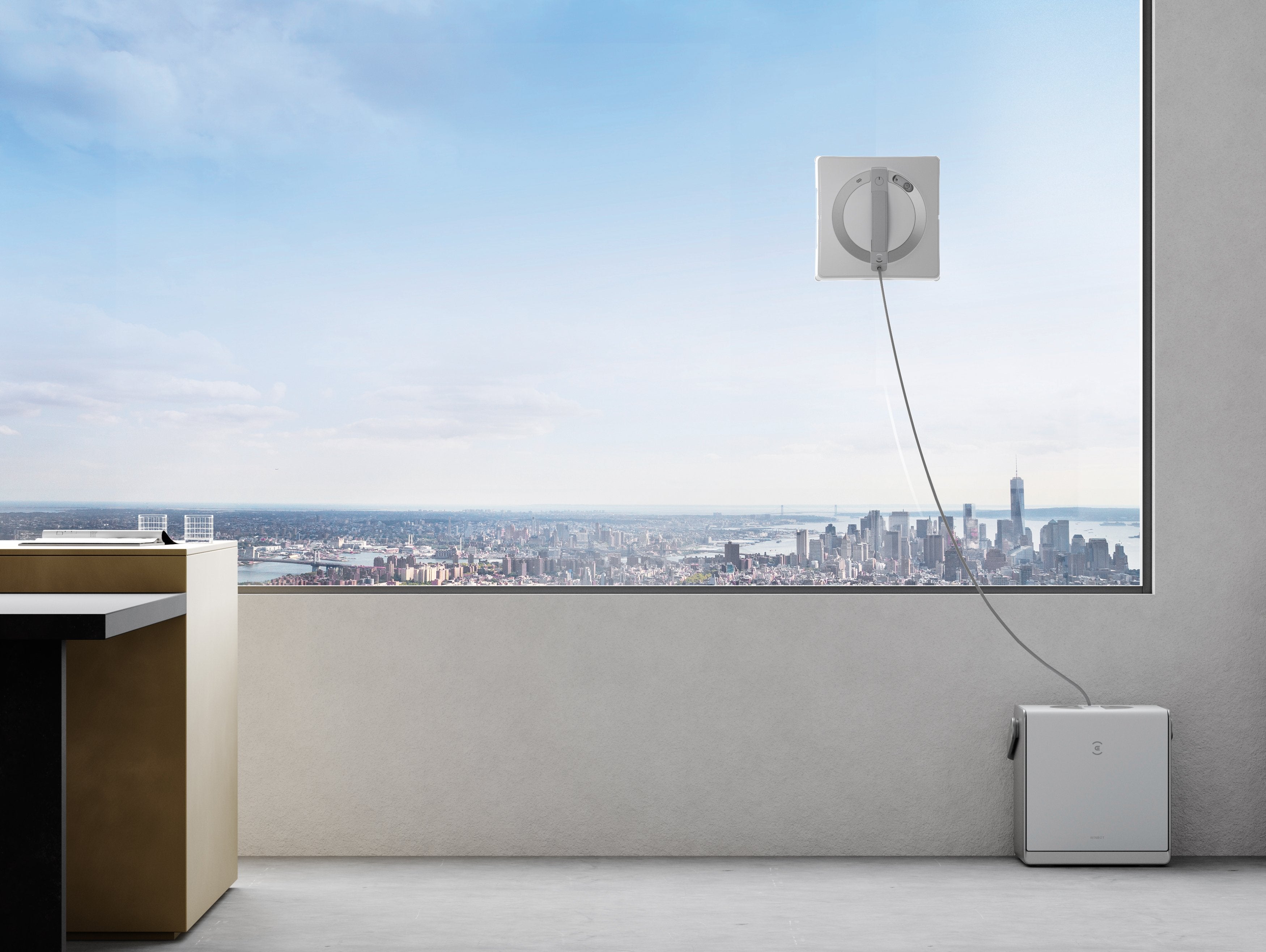 Robot Limpiacristales Ecovacs Winbot W2, Aspirador De Ventanas Blanco, 96 Vatios W2pro