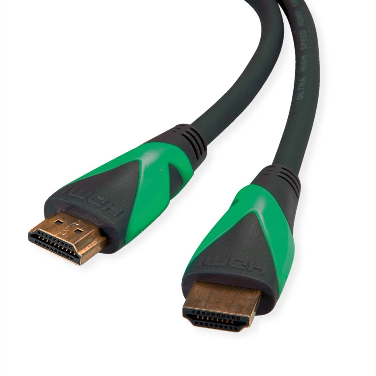 Roline Verde Atc 8k Hdmi Ultra Hd Cable Mit Ethernet, St St, Schwarz, 3 M