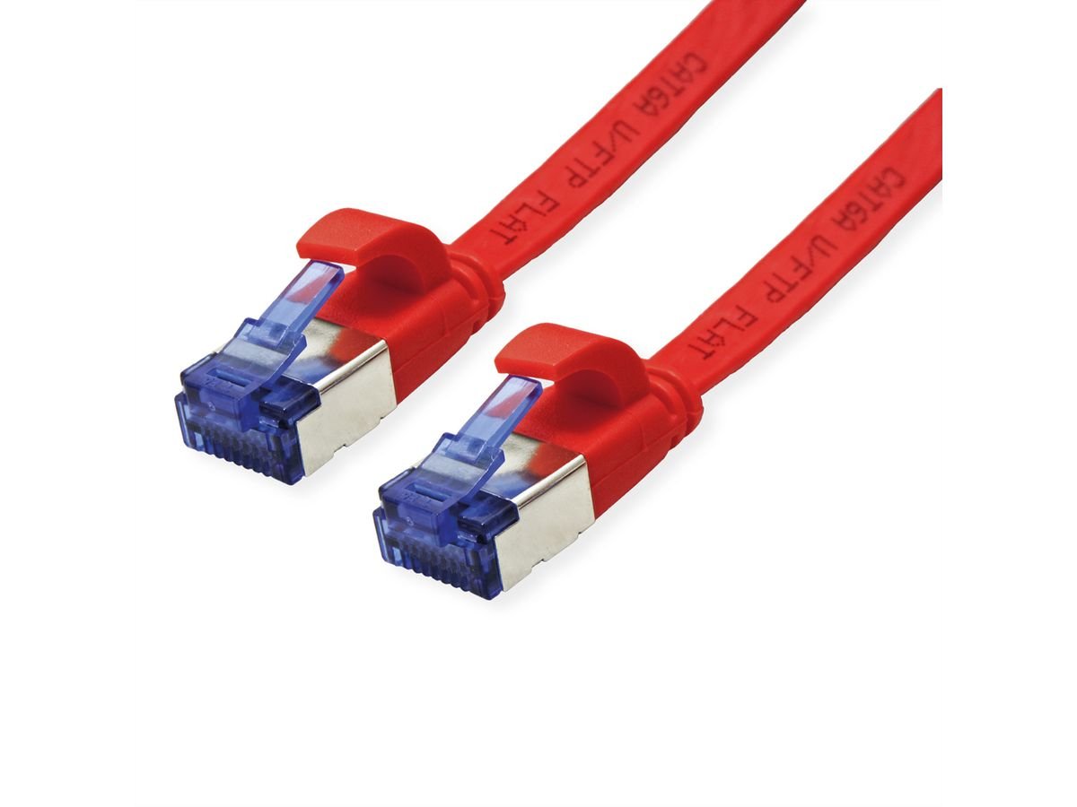 Value Cable De Red Cat.6a (Class Ea) Ftp, Extra-Flach, Rot, 1,5 M
