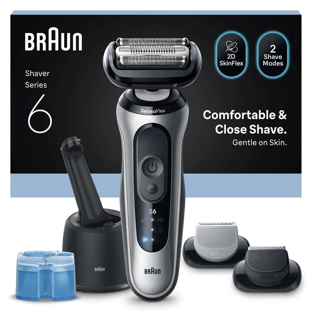 Braun Series 6 62-S7650cc (Plata/Negro) 8700216647403