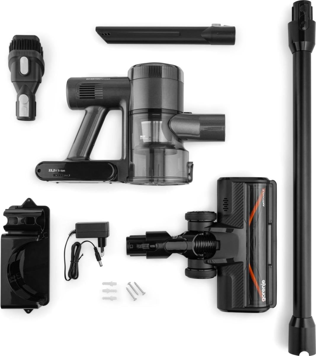 EAN 3838783048004 - Gorenje SVC222480AA Aspiradora escoba 2 en 1 Batería Secar Sin bolsa 0,701 L 250 W Carbón vegetal imagen 3