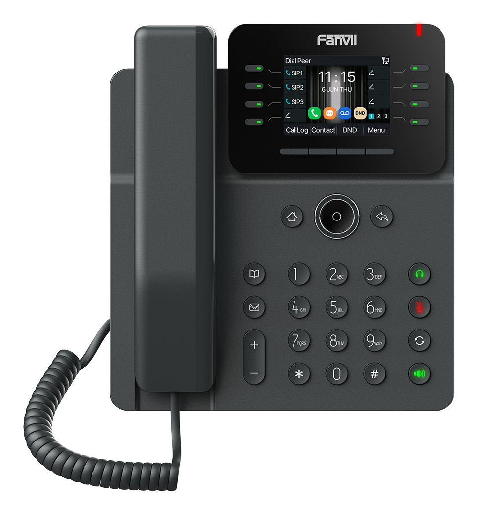 EAN 6937295605211 - Fanvil V62W teléfono IP Negro 12 líneas LCD imagen 3