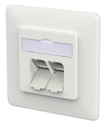 Metz Connect Anschlussdose E-Dat C6a Lsa++ 2 Port Up Verkehrswei