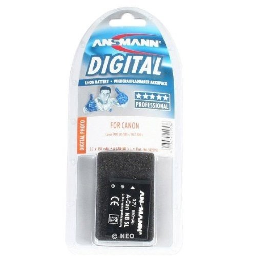 EAN 4013674444434 - Ansmann A-Can LP-E5 Ión de litio 1000 mAh imagen 1