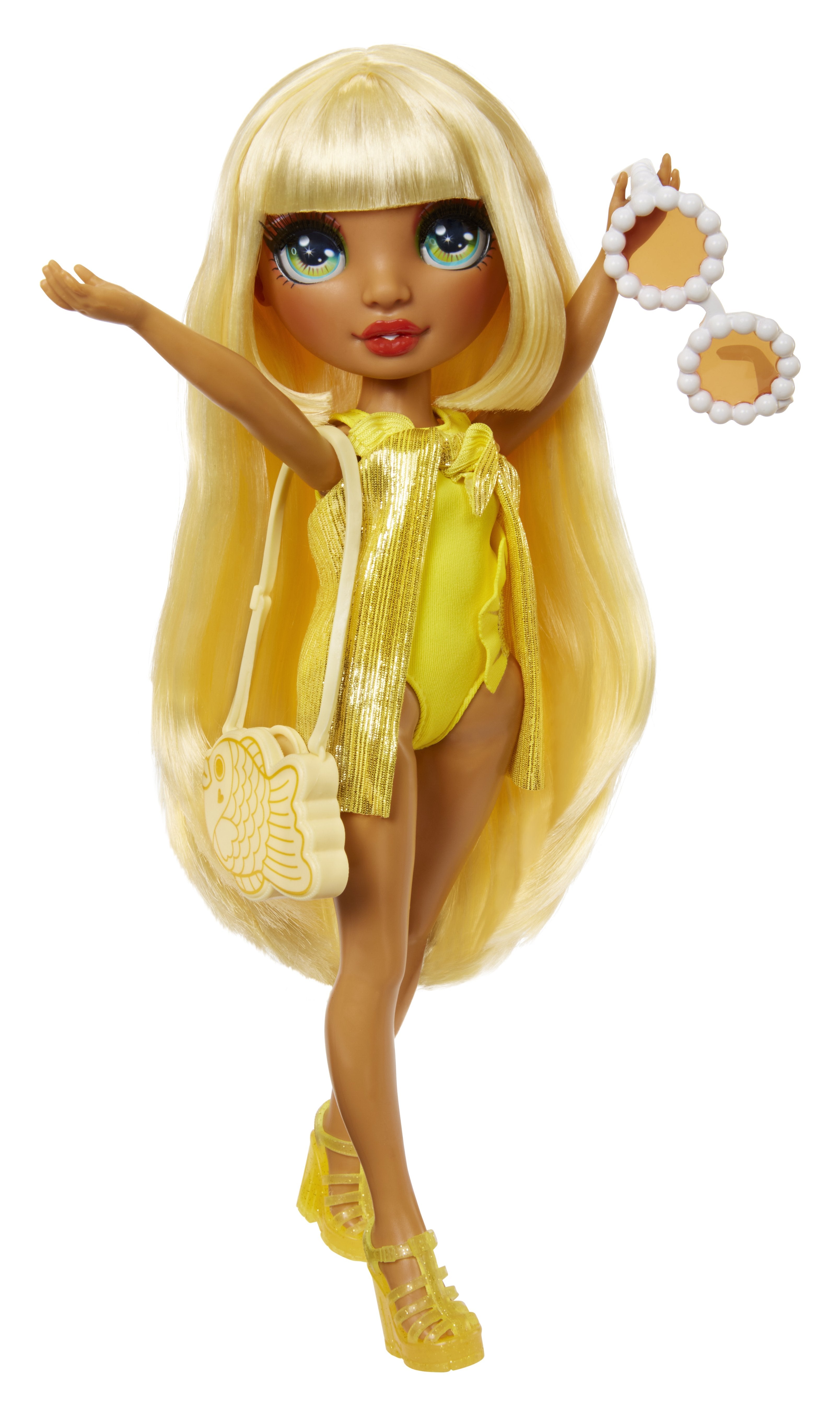Muñeca  Mga Entertainment Rainbow High Swim & Style - Sunny (Yellow) 507284-Euc