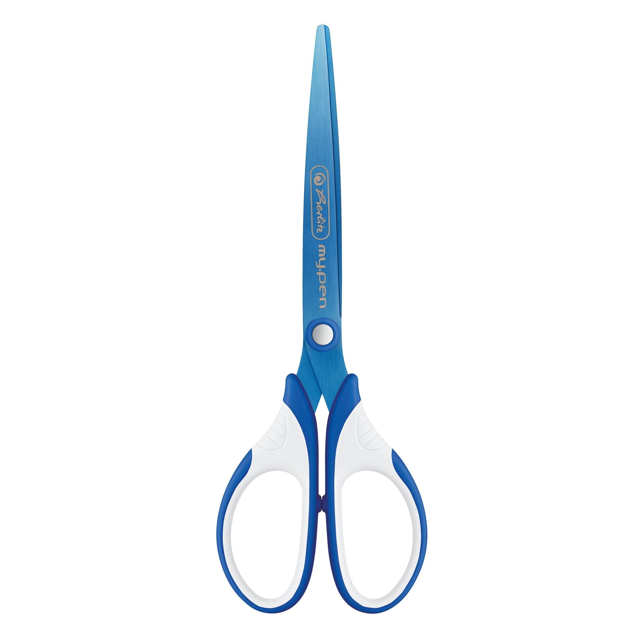 Herlitz Tijeras My.Pen Azul/Blanco