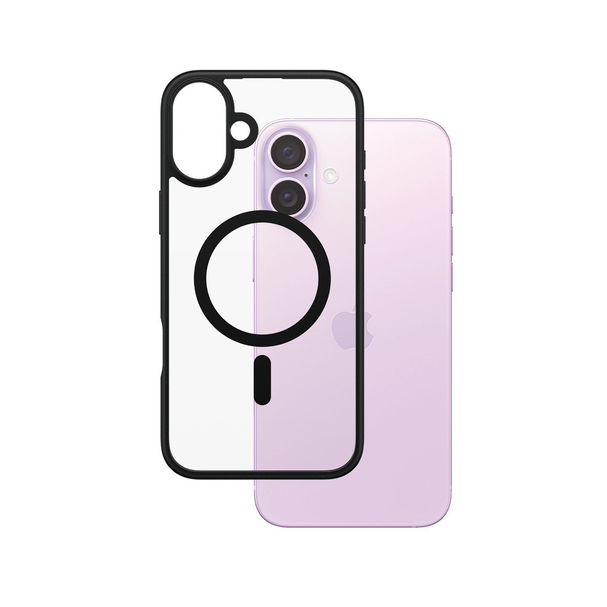 EAN 5715685003240 - PanzerGlass ® HardCase Transparent w. Black MagSafe & Frame iPhone 16 Plus funda para teléfono móvil Negr imagen 1