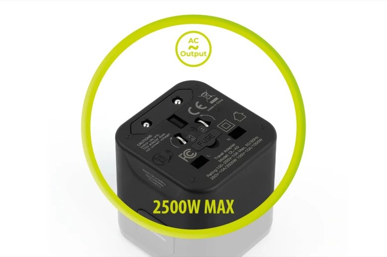 Mobile Origin Travel Adapter Pw30 Eu/Uk/Us/Aus, Black