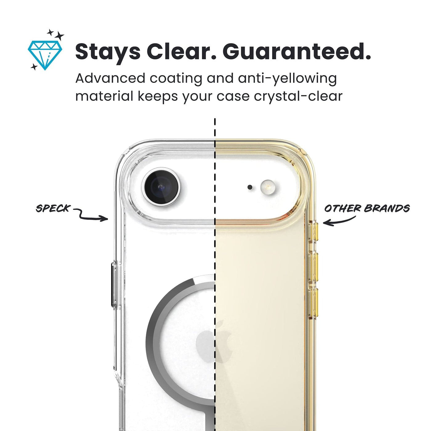 EAN 0840168546244 - Speck 150963-3240 funda para teléfono móvil 16,5 cm (6.5") Transparente, Plata imagen 4