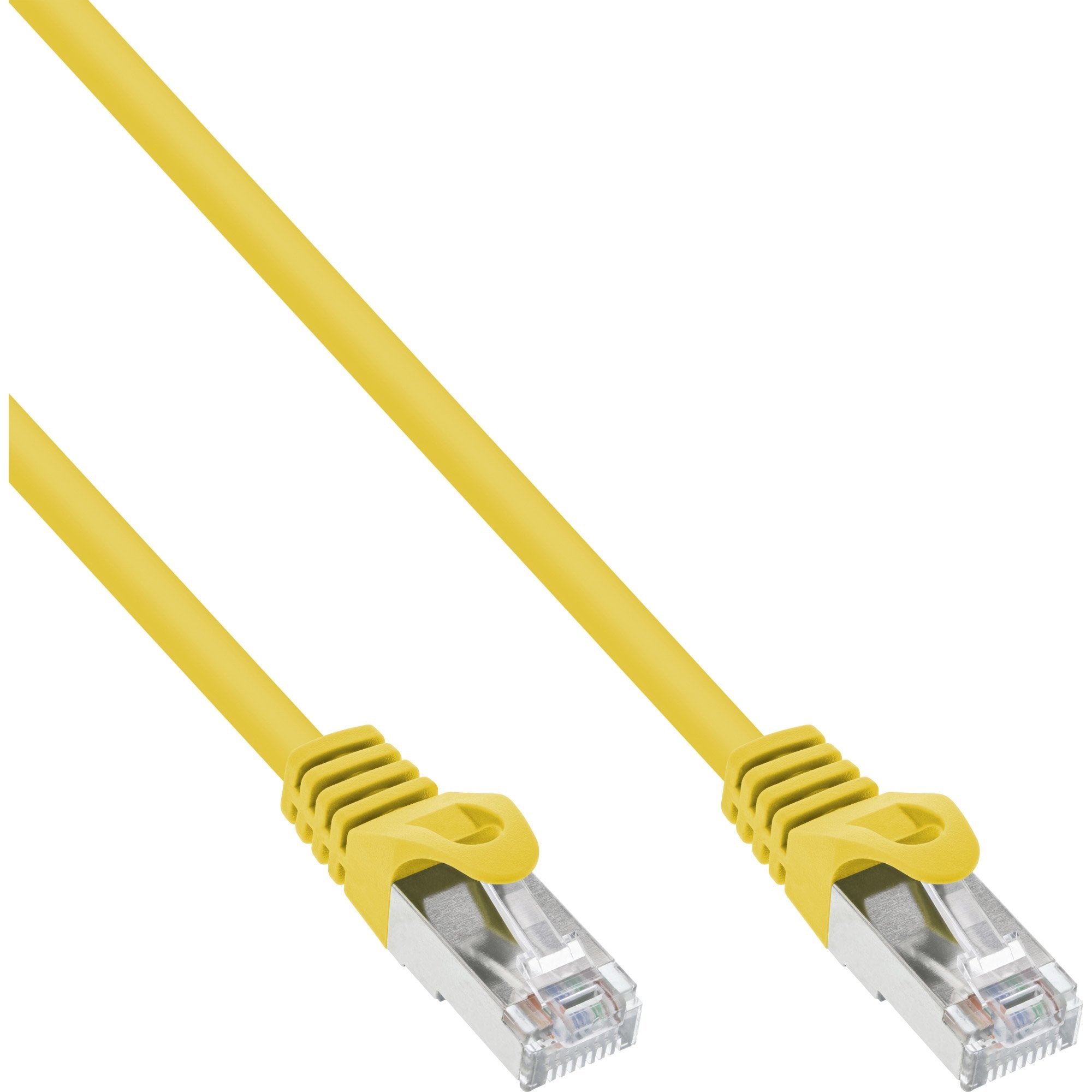Cable De Red Inline F/Utp Cat.5e Amarillo 1m